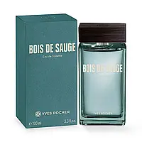Туалетна Вода Bois de Sauge для чоловіків Yves Rocher 100 мл, новый дизайн
