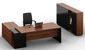 Стіл керівника "Глосс" Композиція 2 (2230*3480*1176Н)
