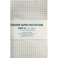 Папір для нотаток, 100*145 мм, 250г, офсетний папір, клітинка