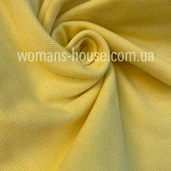 Лакоста трикотаж ширина 240 см (чулок) хб Світло жовтий