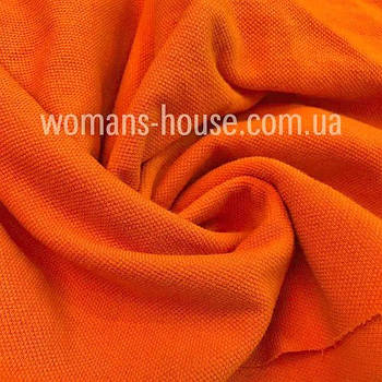 Лакоста трикотаж ширина 240 см (чулок) хб Жовтогарячий