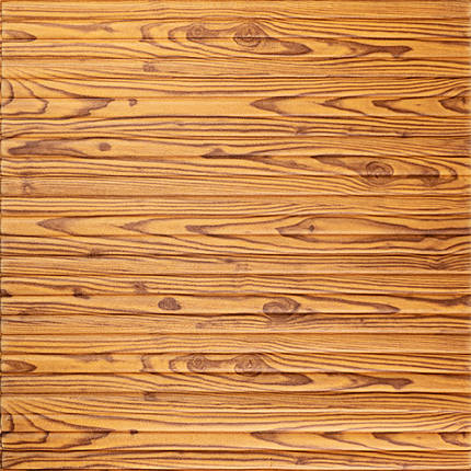 Декоративні 3д панелі для стін що миються бамбук дерево 700х700х8.5мм Самоклеючі 3 D панелі, фото 1