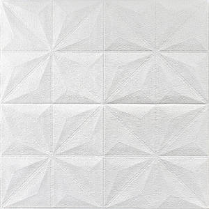 Декоративна настінно-стельова 3д панель що миється зірки 700х700х5мм Самоклеючі 3 D панелі