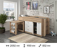 Дитяче ліжко-горище Полюс 80*190