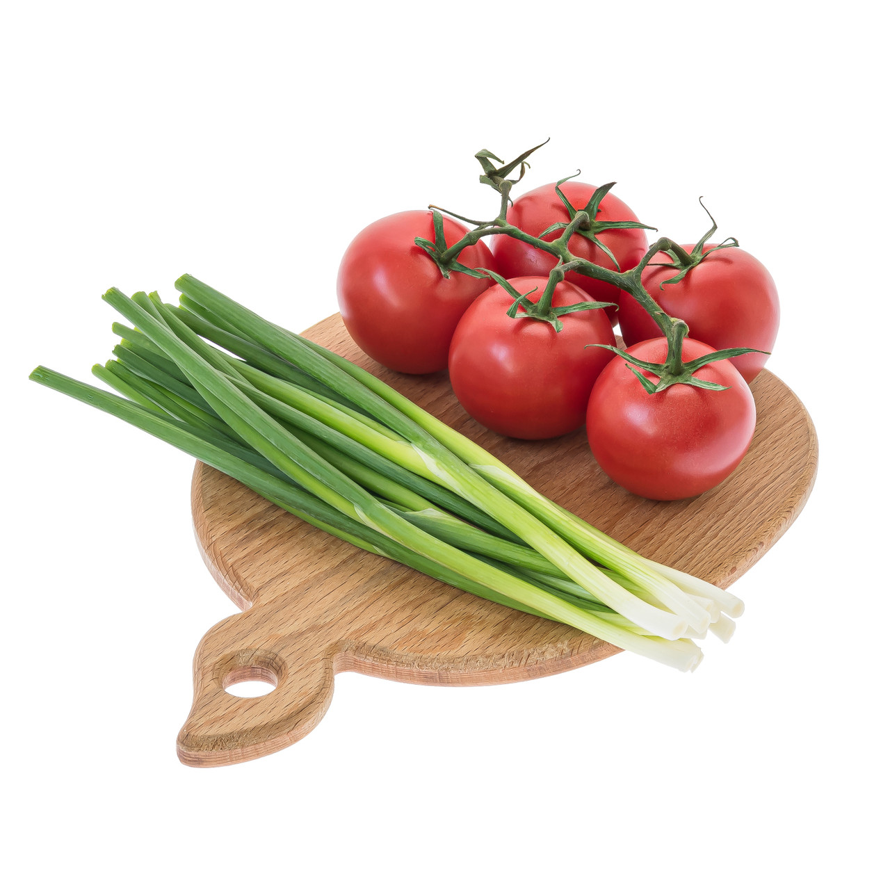 Дошка кухонна обробна дерев'яна з бука у формі яблука 27х20 см