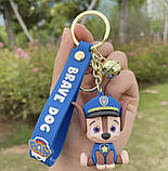 Дитячий брелок для ключів із героями мультфільму «Щенячий патруль» фігурки щенячий патруль, фото 2