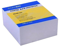 Блок/зам. нкл 80х80мм 500арк. білий "Economix" №E20994(48)