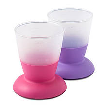 Набір з двох чашок Дитячий (Baby Cup 2-pack Pink/Purple) рожевий і бузковий