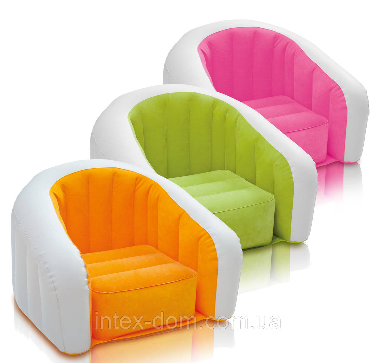 Надувне дитяче крісло intex 68597O (Помаранчевий)