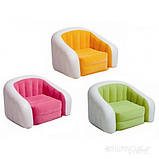 Надувне дитяче крісло intex 68597O (Помаранчевий), фото 8