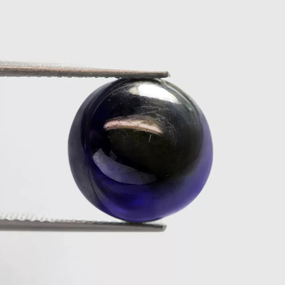 10.80 кт. Природний синій сапфір овал кабошон Центрушкою, фото 1