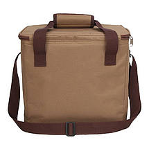 Термосумка Ranger 30L Коричнева Арт. RA 9955 для пікніка ізотермічна місткість 30 л нейлон 600D світловідбиваючі елементи, фото 4