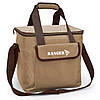 Термосумка Ranger 30L Коричнева Арт. RA 9955 для пікніка ізотермічна місткість 30 л нейлон 600D світловідбиваючі елементи, фото 6