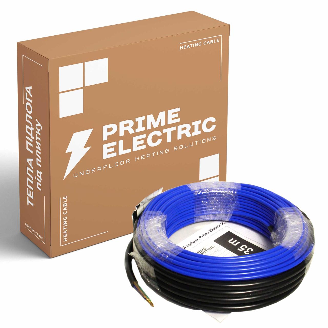 60м - Prime Electric PC-20 нагрівальний кабель 1200W