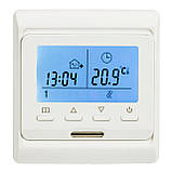 Тепла підлога 50м - Prime Electric PC-20 нагрівальний кабель 1000W з програмованим терморегулятором білим, фото 2