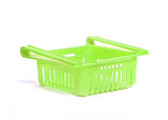 Розсувний пластиковий контейнер для зберігання продуктів у холодильнику Storage rack / 7240