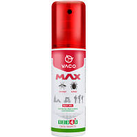 Оригінал! Спрей від комах Vaco Max від комарів, кліщів і мошок Deet 30% з пантенолом 80 мл (5901821952590) - Вища Якість!