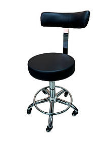 Стільчик майстра зі спинкою DS-409 BLACK