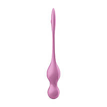 Вагінальні смарт-кульки з вібрацією Satisfyer Love Birds 1 Connect App Pink, 78 г, фото 3