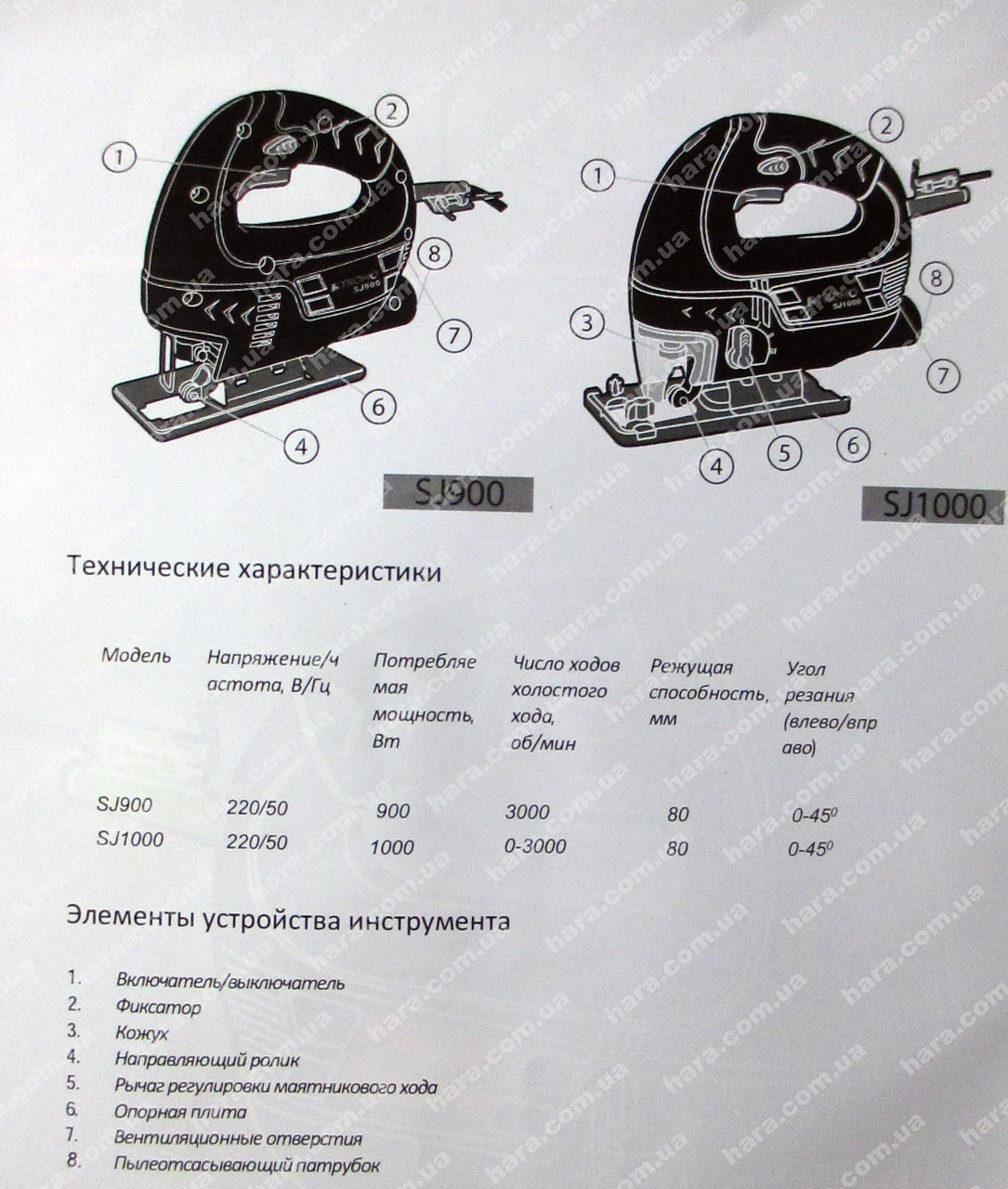 Лобзик Stromo SJ900 - фото 6 - id-p30188024