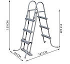 Драбина для басейну 107 см — BESTWAY 58330, фото 7