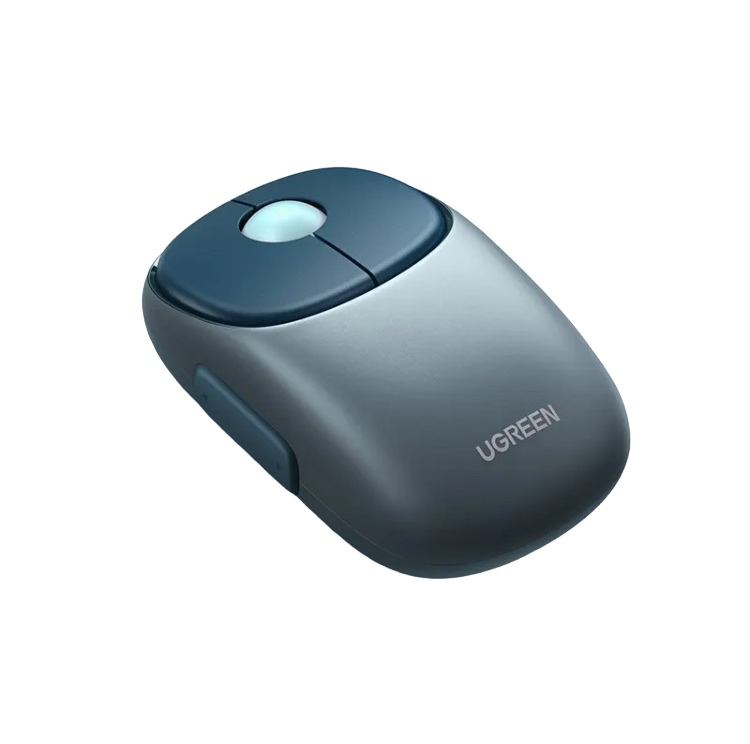 Бездротова миша UGREEN FUN+ Wireless Mouse MU102 2.4 GHz&BT Type-C Charging Blue (90538)