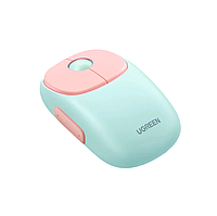 Бездротова миша UGREEN FUN+ Wireless Mouse MU102 2.4 GHz&BT Type-C Charging Pink (15722)