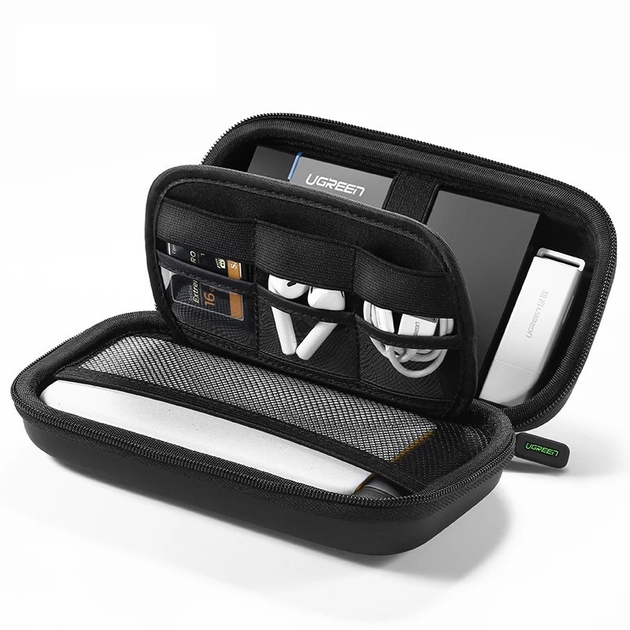 Чохол Ugreen для HDD захисний кейс для зовнішнього жорсткого диска органайзер 2.5 дюйма (50274)