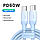 Кабель UGREEN USB-C to USB-C Silicone Fast Charging Cable Blue 60W 1m (15279), фото 3
