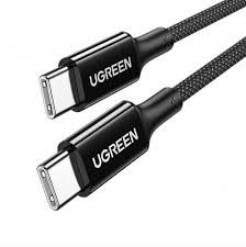 Кабель UGREEN USB-C to USB-C Silicone Fast Charging Cable Black 100 W 1m (15275)