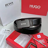 Ремінь із двома пряжками Hugo Boss, фото 3