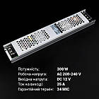 Блок живлення BIOM Professional DC12 300 W BPU-301 25 А slim, фото 5
