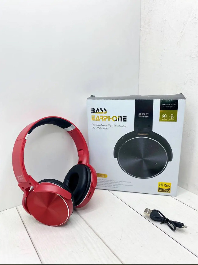 Бездротові навушники Bluetooth 950 BT (Червоний)