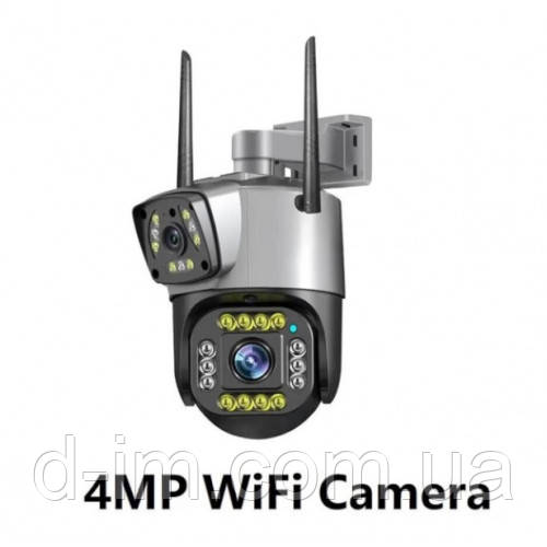 Камера відеоспостереження вулична 2L-V12 4G ptz camera 1080p app:v380 4MP (RD-006)