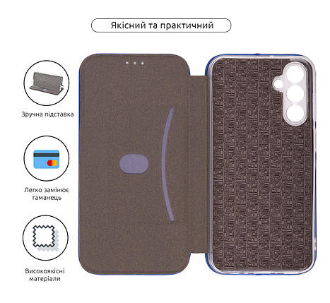 Чохол книжка ArmorStandart PU G-Case для Samsung M15 5G (M156) Blue (ARM74377), фото 4