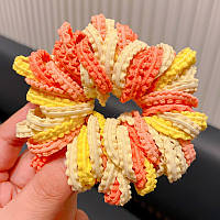 Комплект резинок із хвилястими краями «оборочками» 50 шт/уп. Мікс яскраві