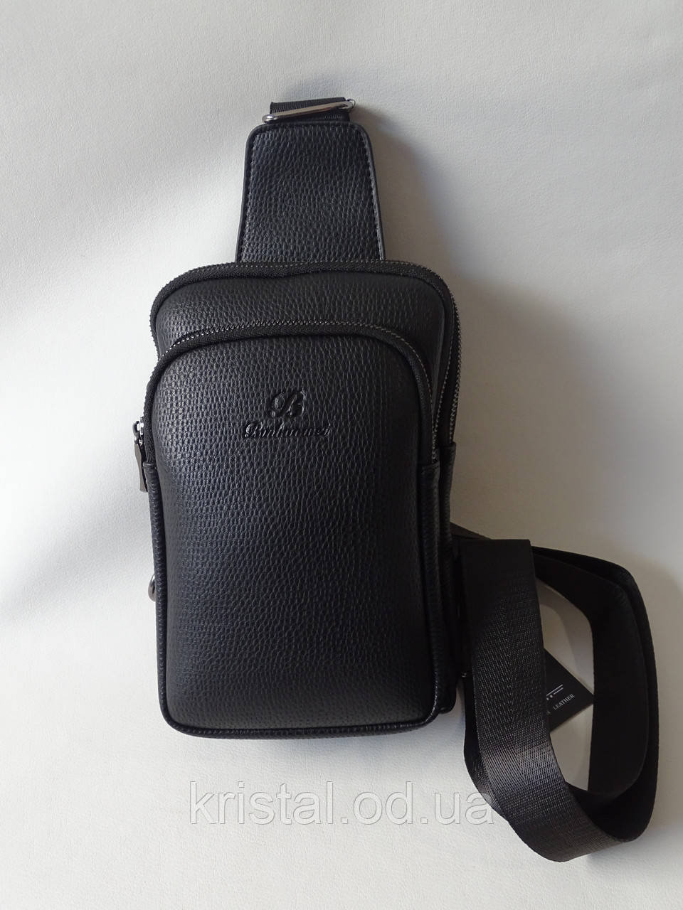 Чоловіча нагрудна сумка слінг 16*30 см. серії "Premium" №13331, фото 1
