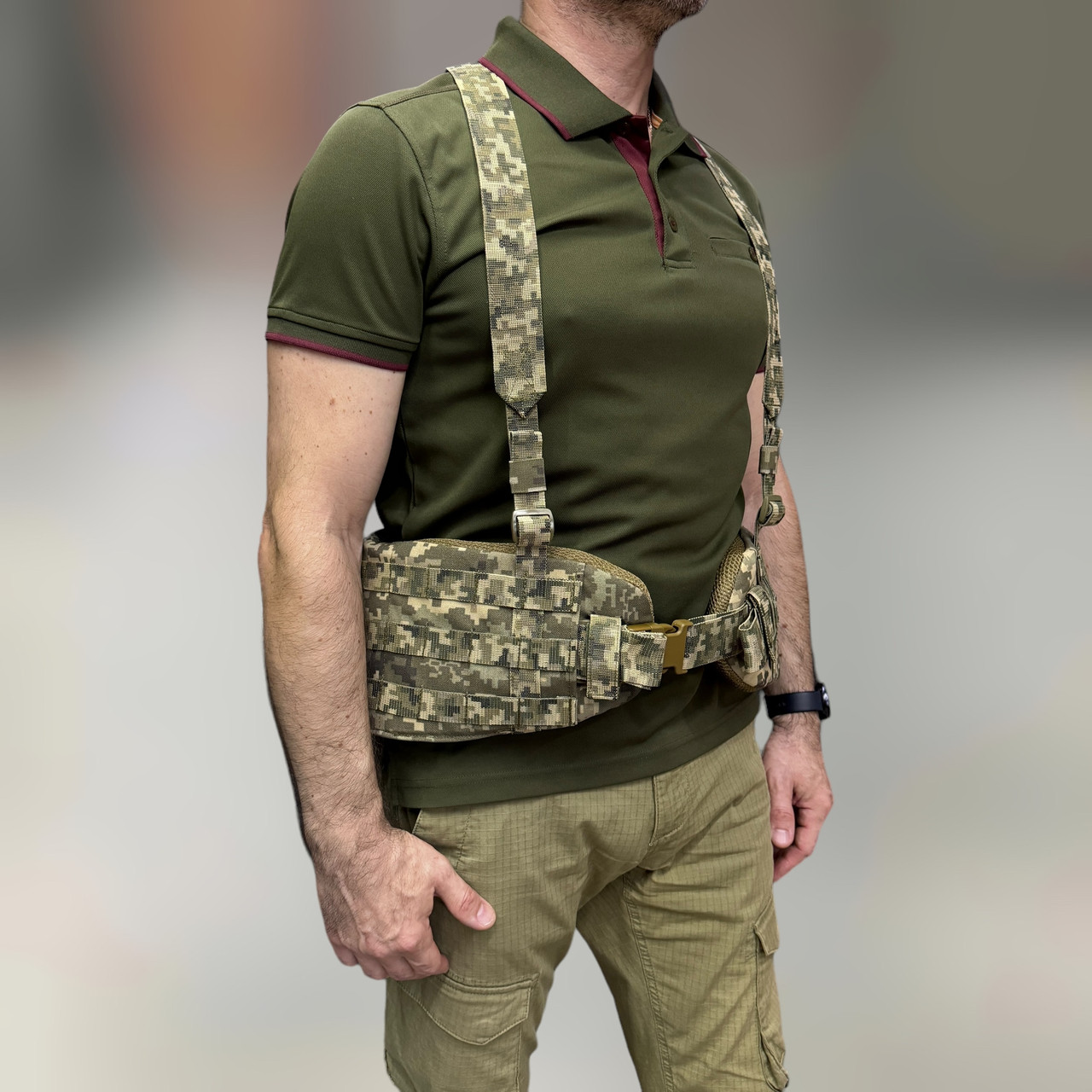 РПС (Україна) під балістичний захист, розмір M (93-130 см), з системою Моллі, WINTAC, Піксель, жилет розвантажувальний, варбелт, фото 1