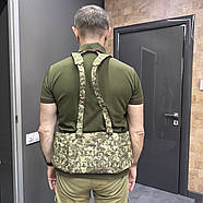 РПС (Україна) під балістичний захист, розмір M (93-130 см), з системою Моллі, WINTAC, Піксель, жилет розвантажувальний, варбелт, фото 5