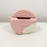 Чохол AirPods печиво. Колір рожевий FU-53