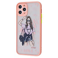 Чохол для Apple Iphone 11 Pro персиковий JY-21