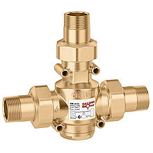 Клапан термостатичний антиконденсаційний Caleffi 1 1/4" (55° C) для твердопаливного котла 280075