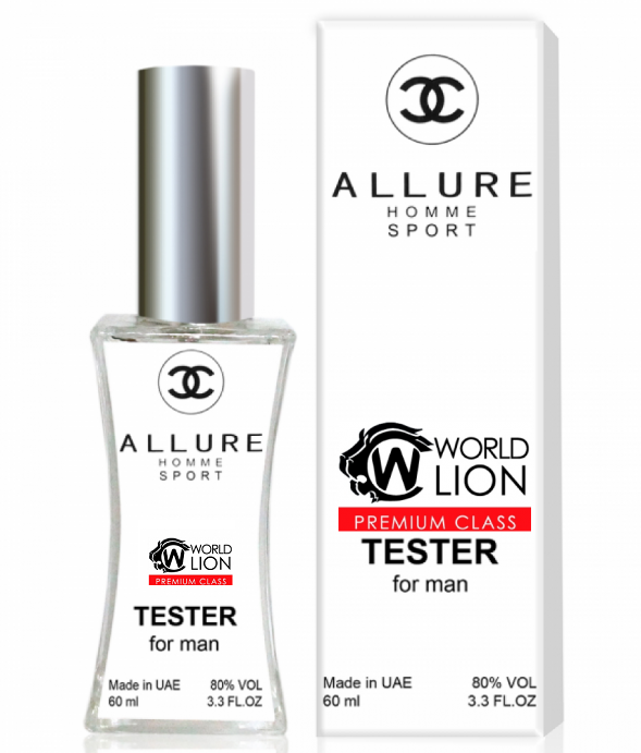 Chanel Allure Homme Sport ТЕСТЕР Premium Class чоловічий 60 мл