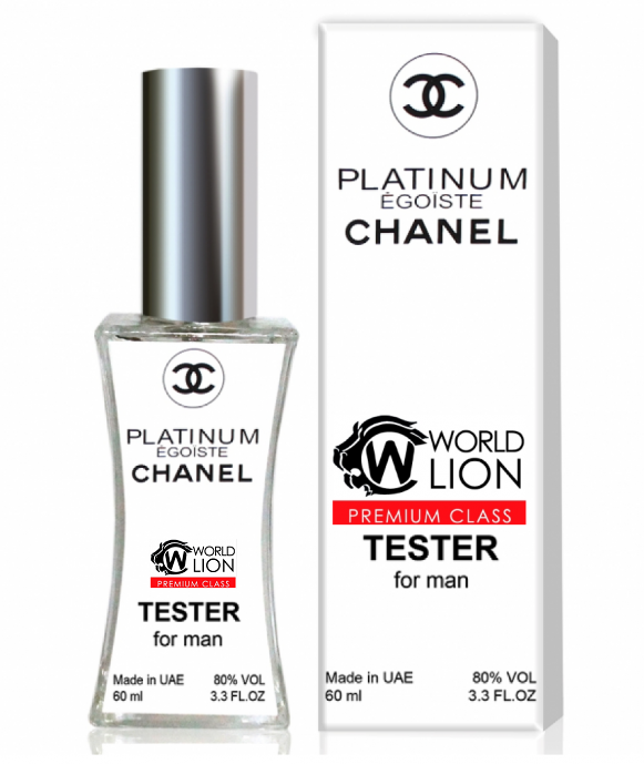 Chanel Egoiste Platinum ТЕСТЕР Premium Class чоловічий 60 мл