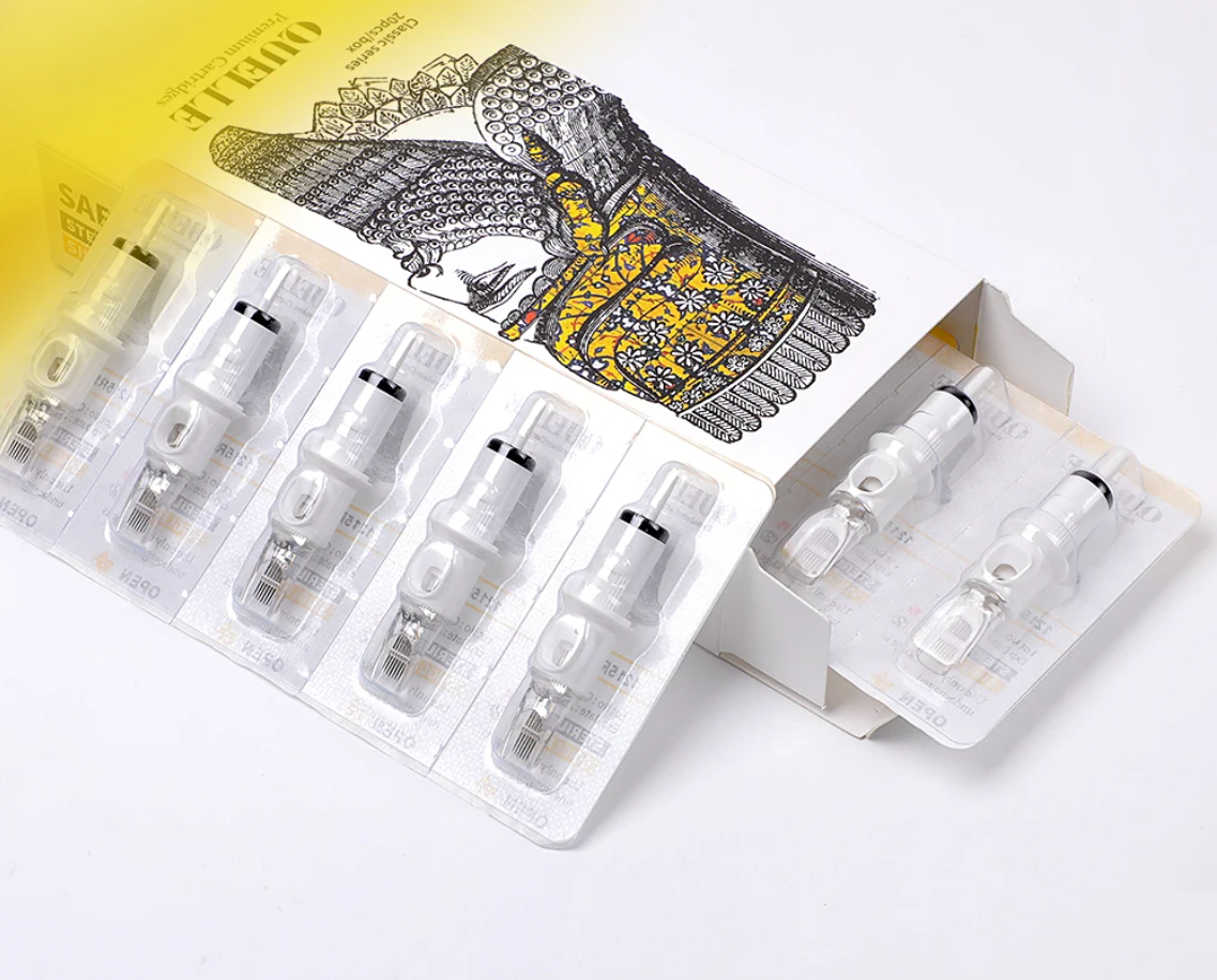 Одноразовые модульные тату картриджи QUELLE 1015RM (0.3mm) для плотного ...