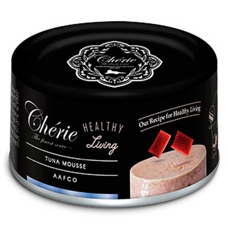 Вологий корм для котів Cherie Healthy Living Tuna Mousse мус з тунцем, 80 г