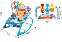 Шезлонг дитячий з вібрацією Malplay 110433, фото 5