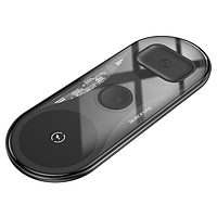 Бездротовий зарядний пристрій Borofone BQ19 Powerful 15W 3в1 швидка зарядка PD/ QC- чорний