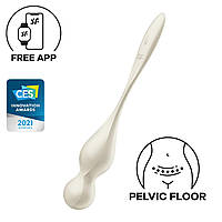 Вагінальні кульки з вібрацією Satisfyer Love Birds 1 Connect App White SX0569
