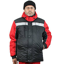 Куртка робоча зимова утеплена "LTM-Pro". Зимова куртка на українську зиму. Зимовий спецодяг утеплений